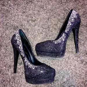 Aldo Rhinestone Heels